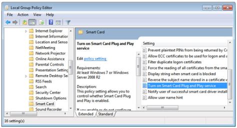 disable smart card logon windows 7 group policy|Windows Security Smart Card popup .